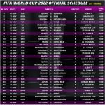 Exclusive: FIFA World Cup 2022 Official Schedule – Download Now